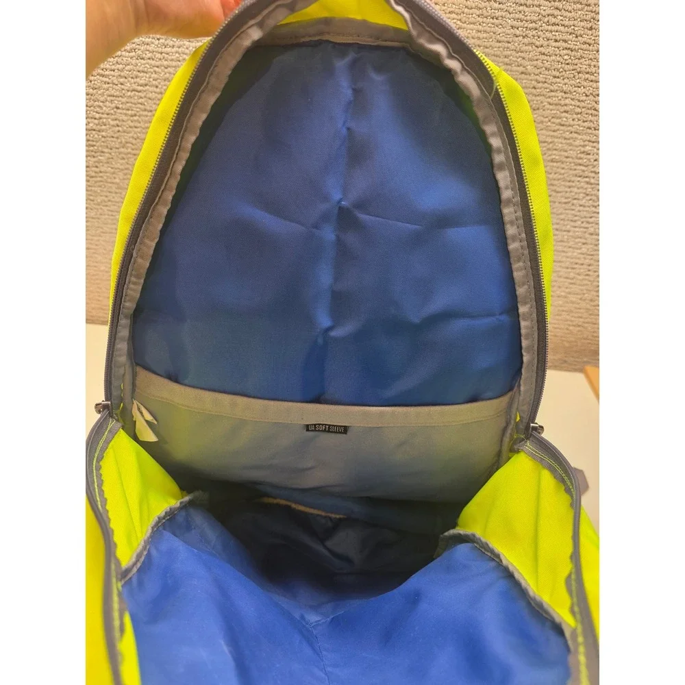 Under Armour‎ Storm 1 Backpack Neon Yellow Grey Laptop Sleeve Water Resistant